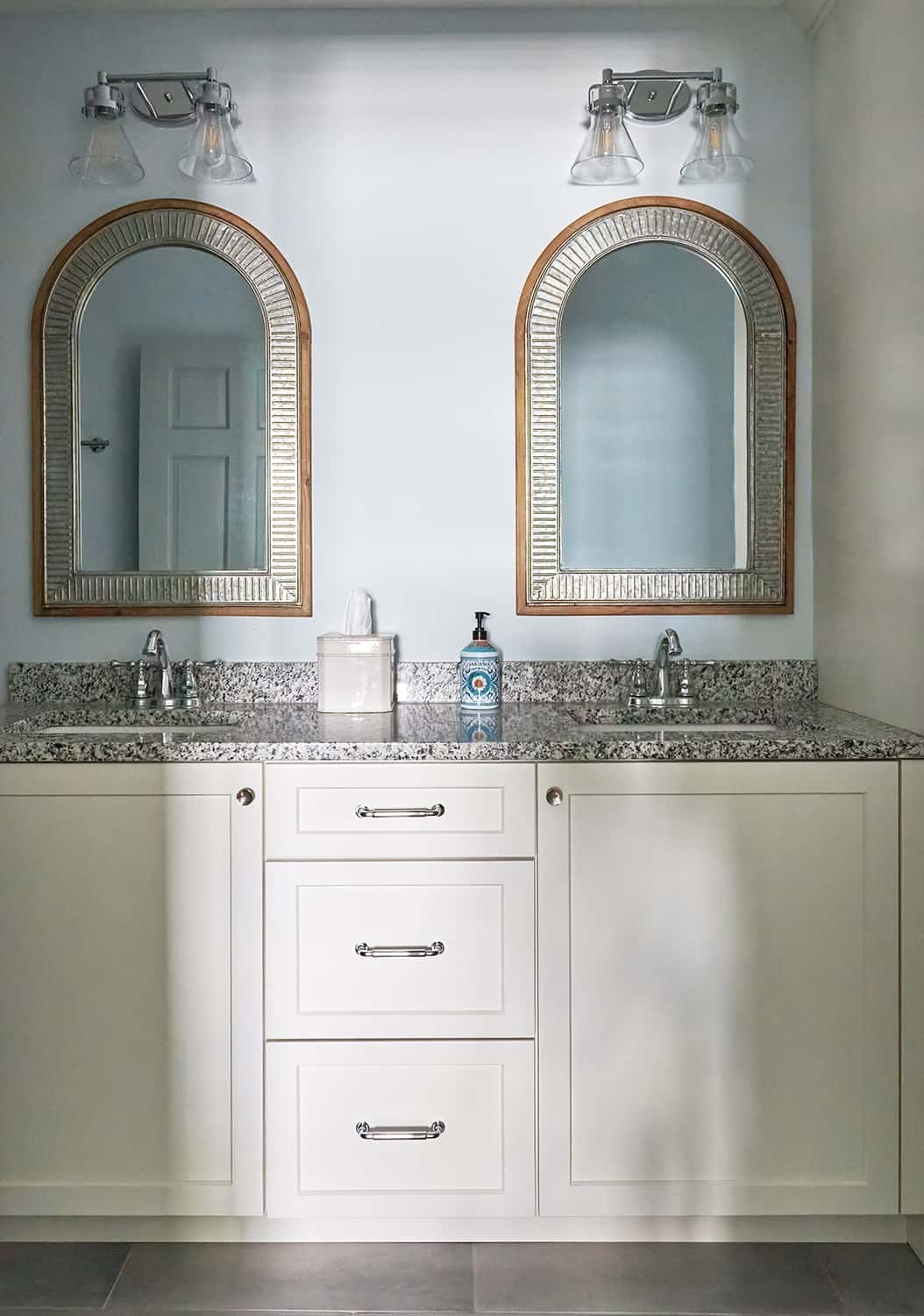 arch-topped mirrors