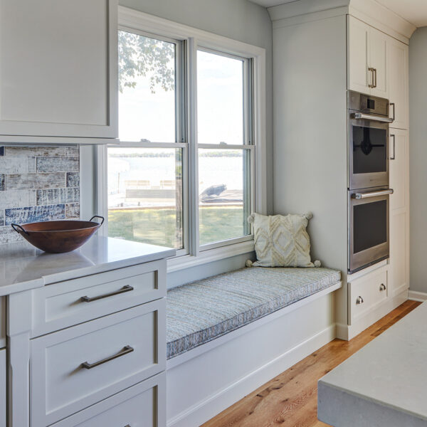 upholstered window seat