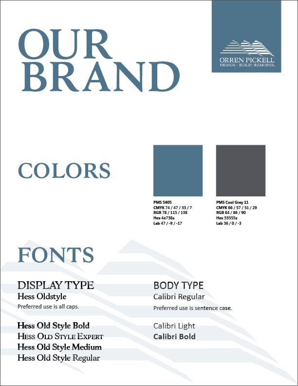 pickell brand standards