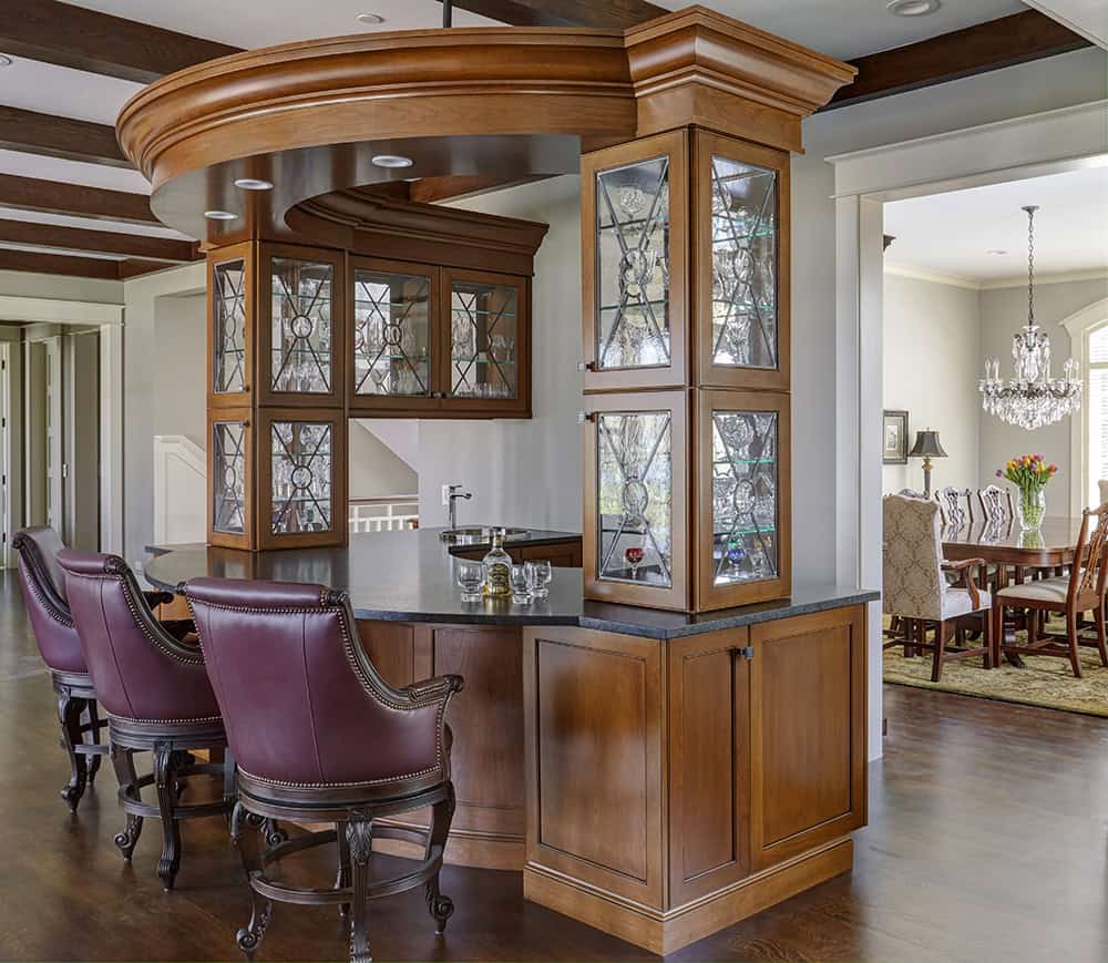 freestanding-home-bar- freestanding bar main living area